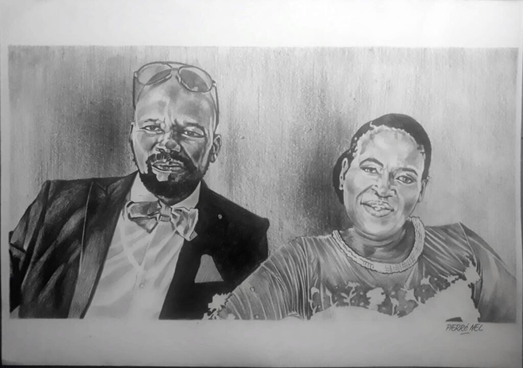 Couple portrait for Carl by Pierre Nel