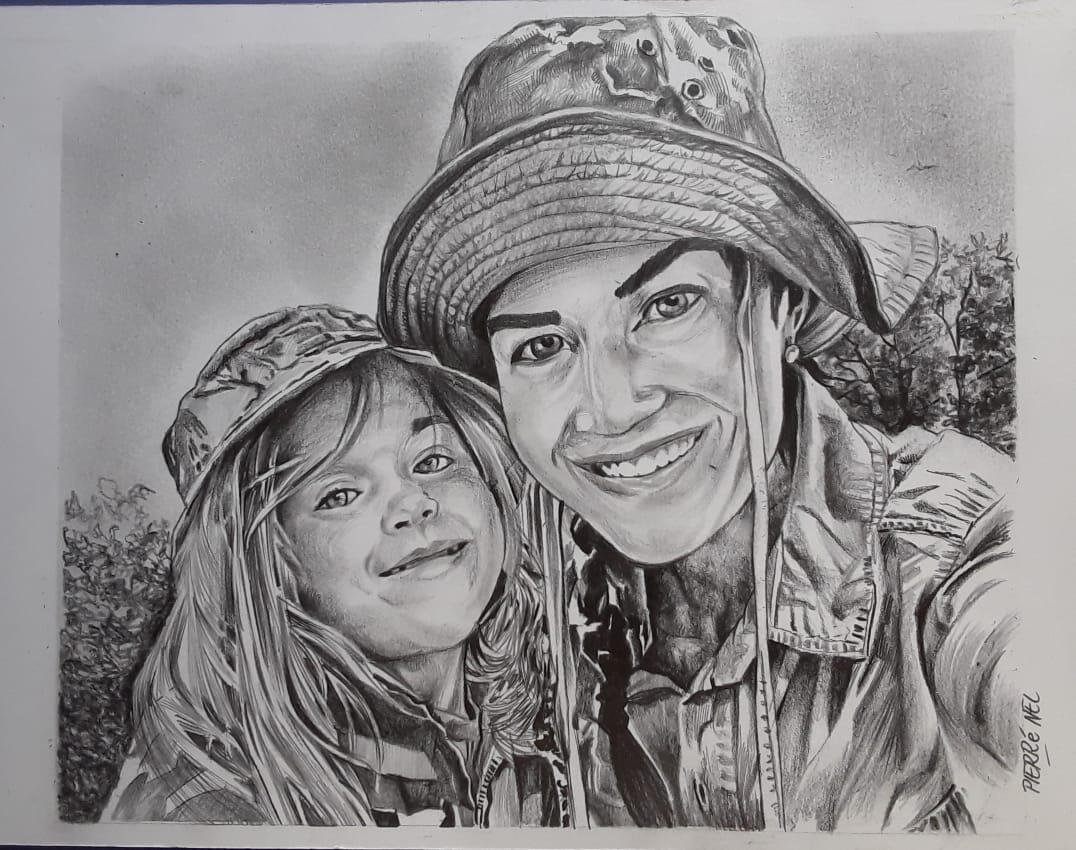 Mother and daughter by Pierre Nel