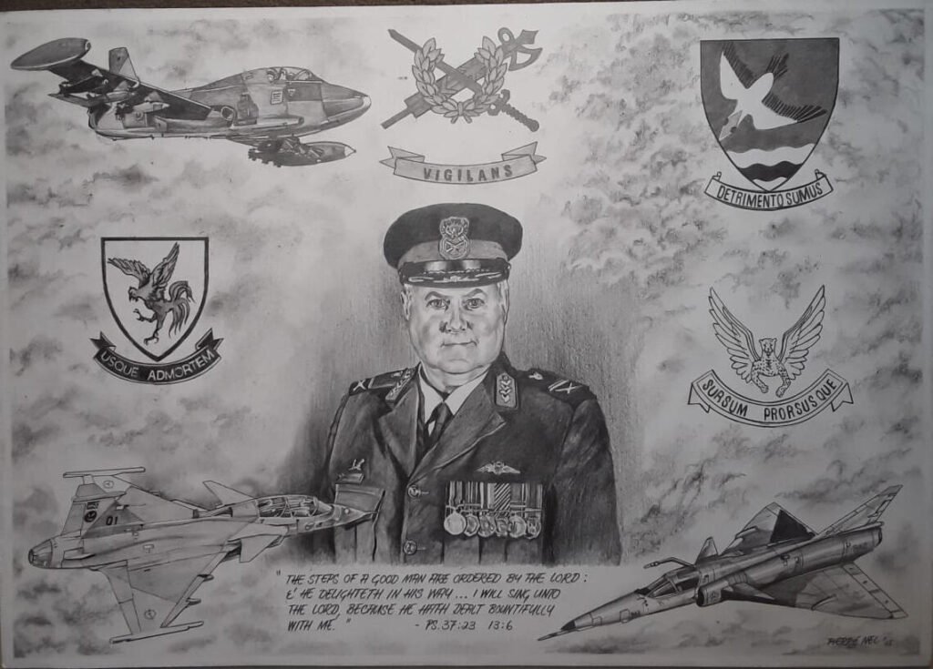 South African Air Force portrait by Pierre Nel