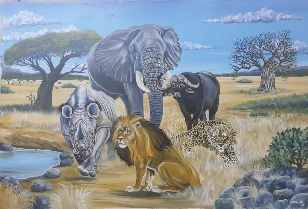 In the wild — original artwork by Pierre Nel